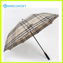 Мода Plaid Открытый Прямой Зонтик Дождя